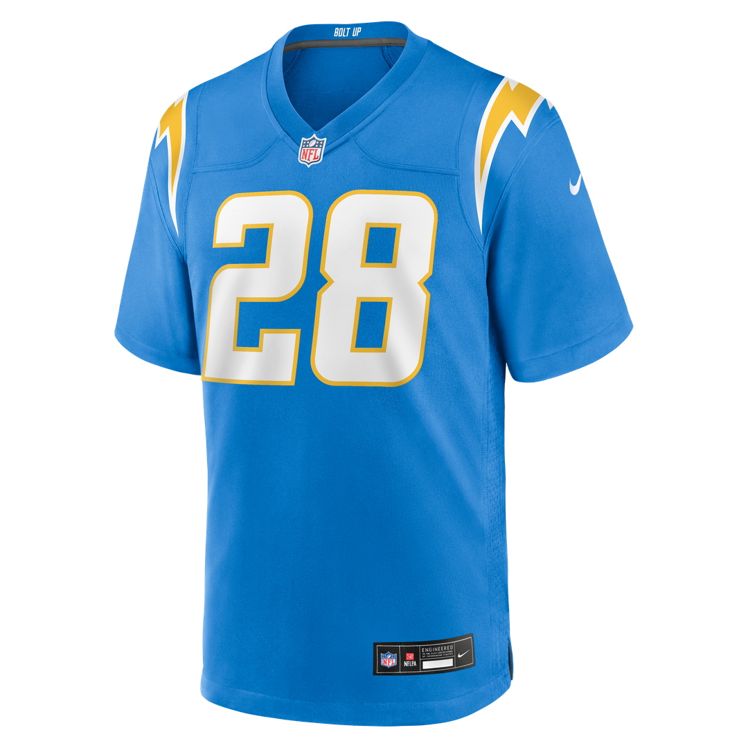Hassan Haskins Los Angeles Chargers Powder Blue Team Game Jersey
