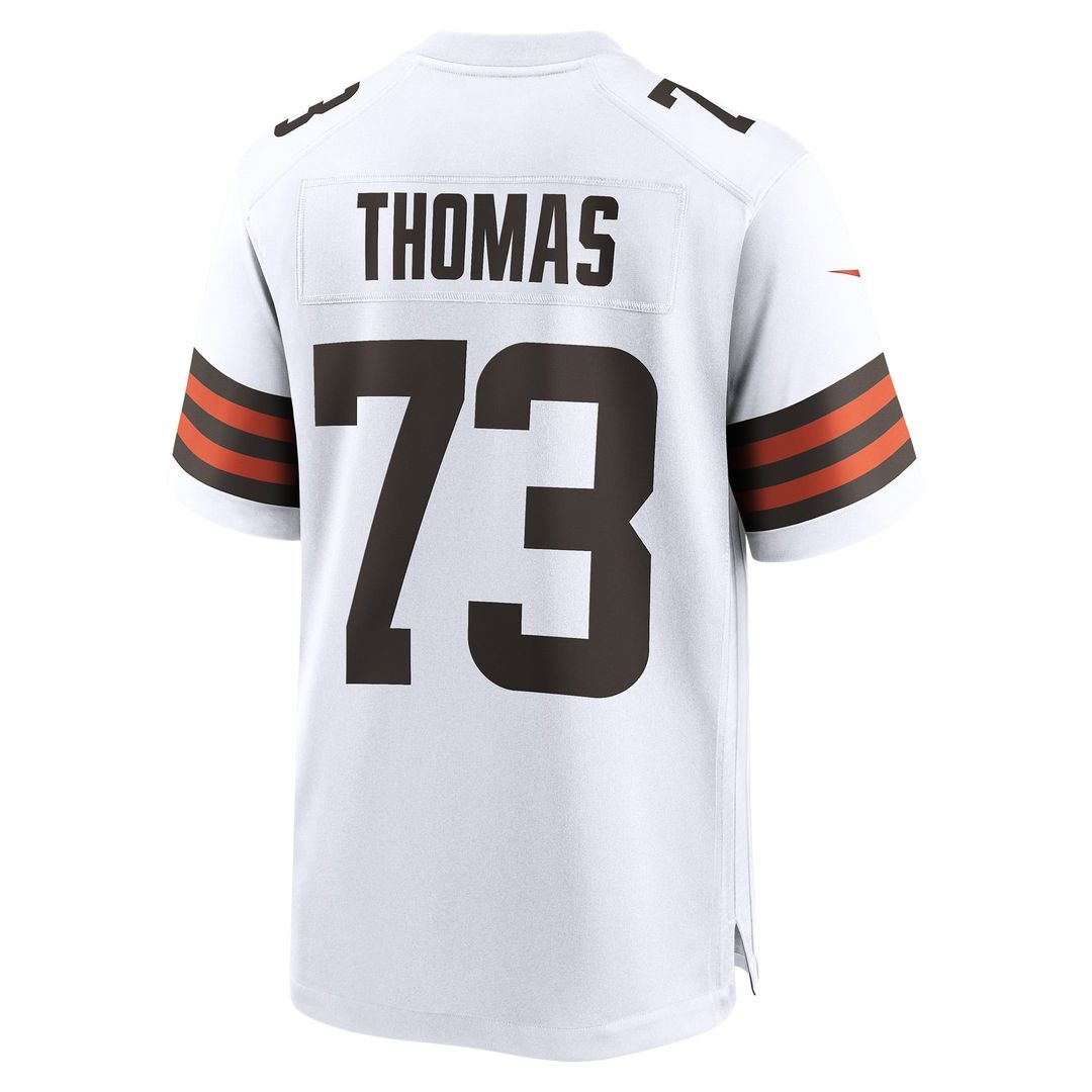 Joe Thomas Cleveland Browns White Retired Game Player Jersey