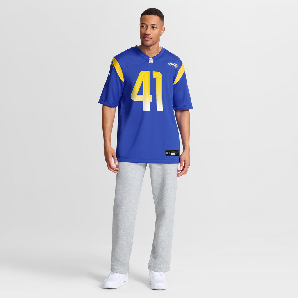 Cameron McCutcheon Los Angeles Rams Royal Game Jersey