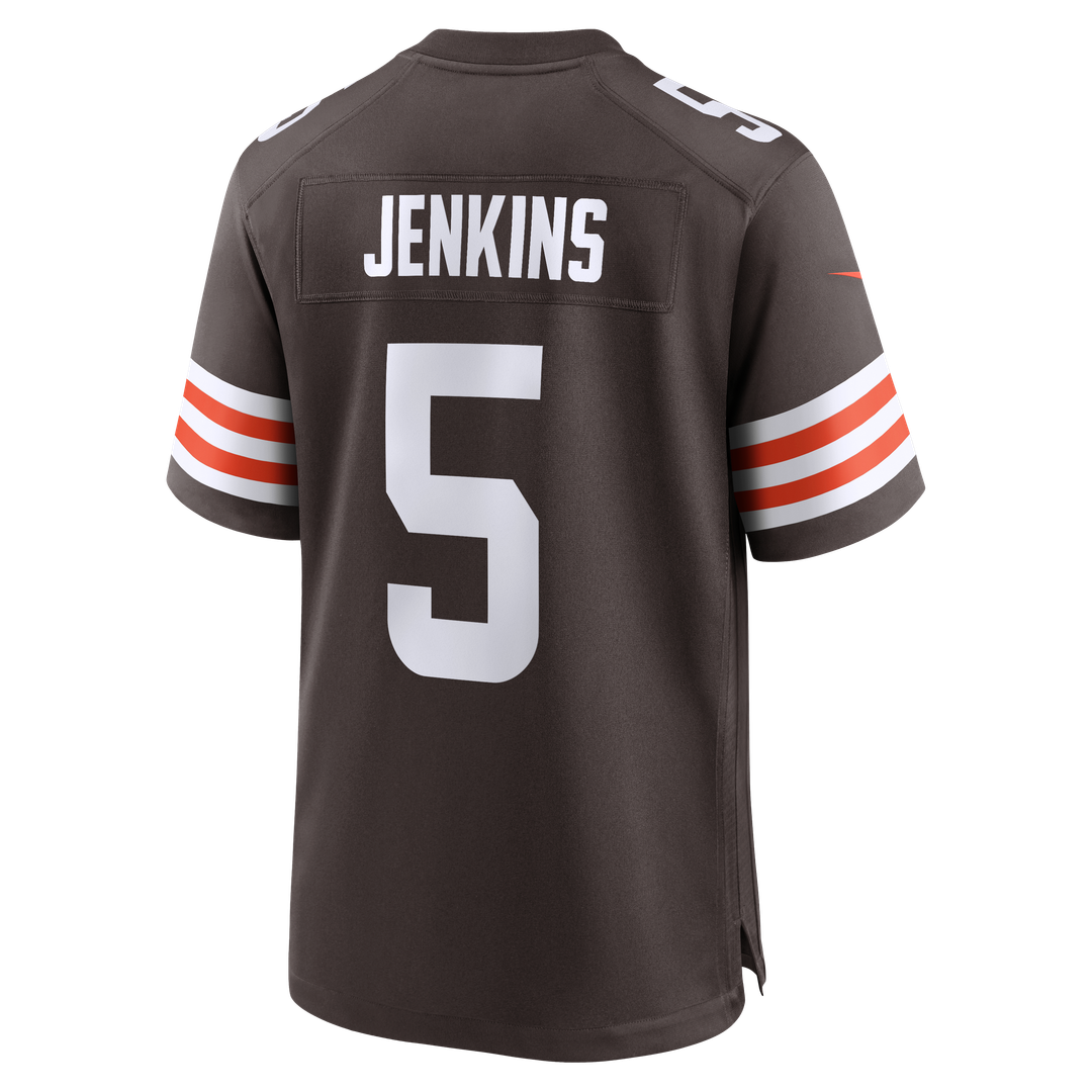 Rayshawn Jenkins Cleveland Browns Brown Team Game Jersey