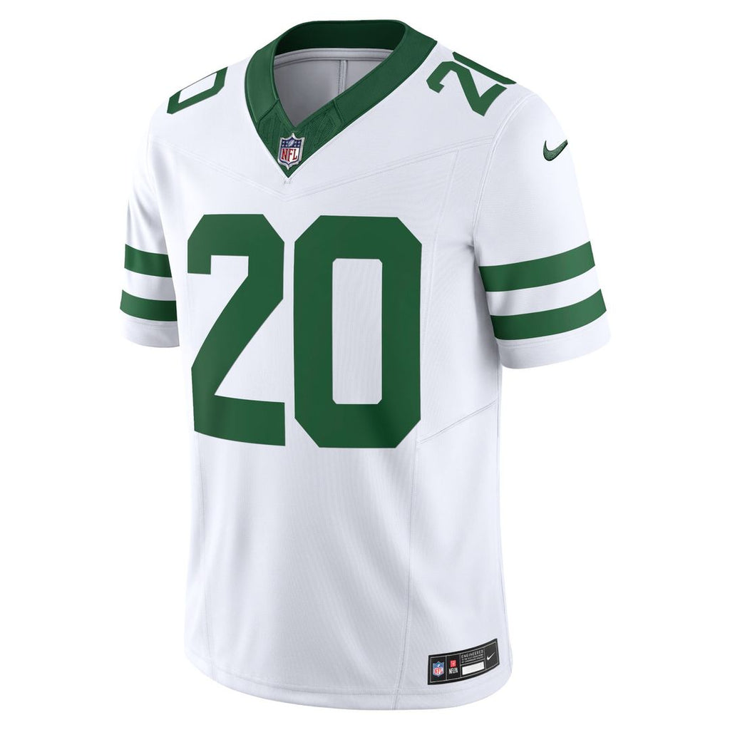 Breece Hall New York Jets Legacy White Vapor F.U.S.E. Limited Jersey