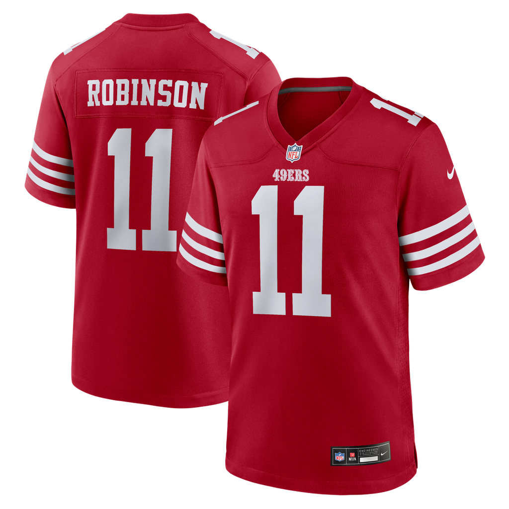 Demarcus Robinson San Francisco 49ers Scarlet Team Game Jersey