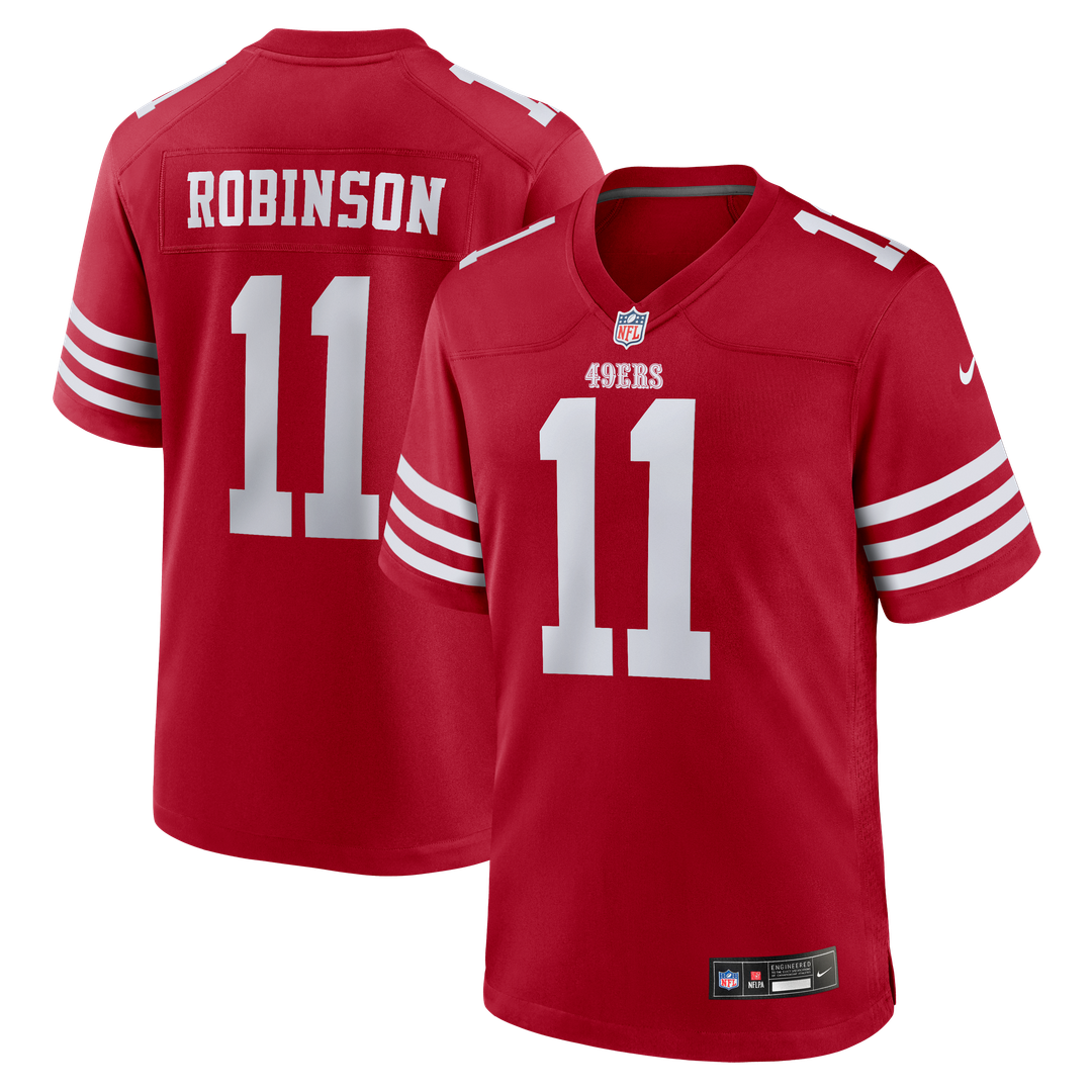 Demarcus Robinson San Francisco 49ers Scarlet Team Game Jersey
