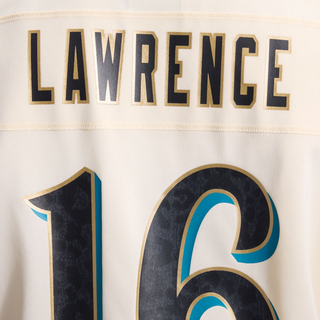 Trevor Lawrence Jacksonville Jaguars Natural 2026 Rivalries Collection Game Jersey