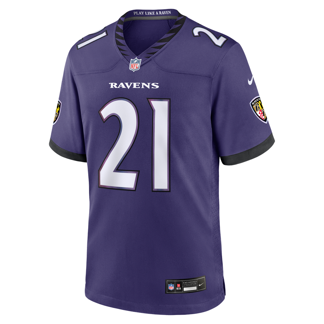 Jaylinn Hawkins Baltimore Ravens Purple Team Game Jersey