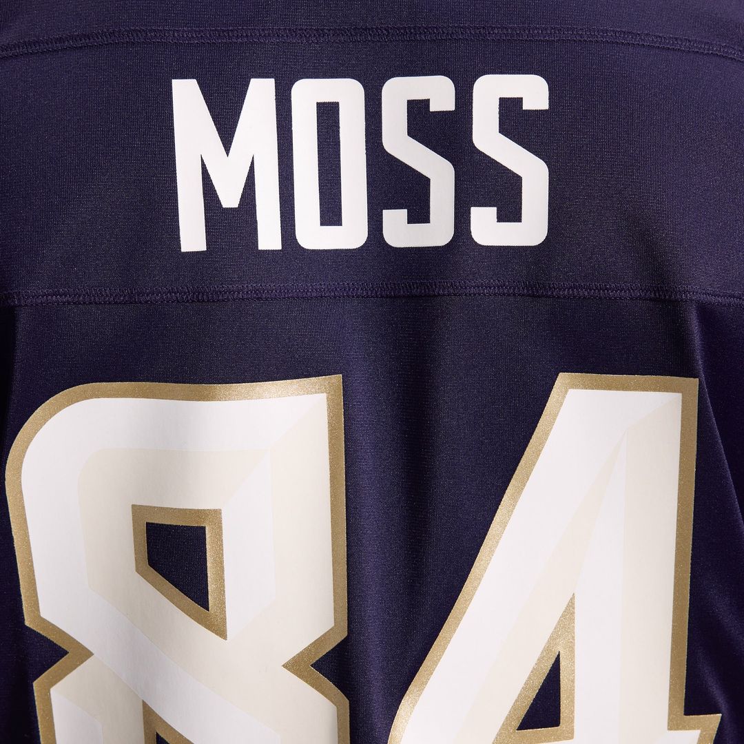 Randy Moss Minnesota Vikings Purple 2026 Rivalries Collection Game Jersey
