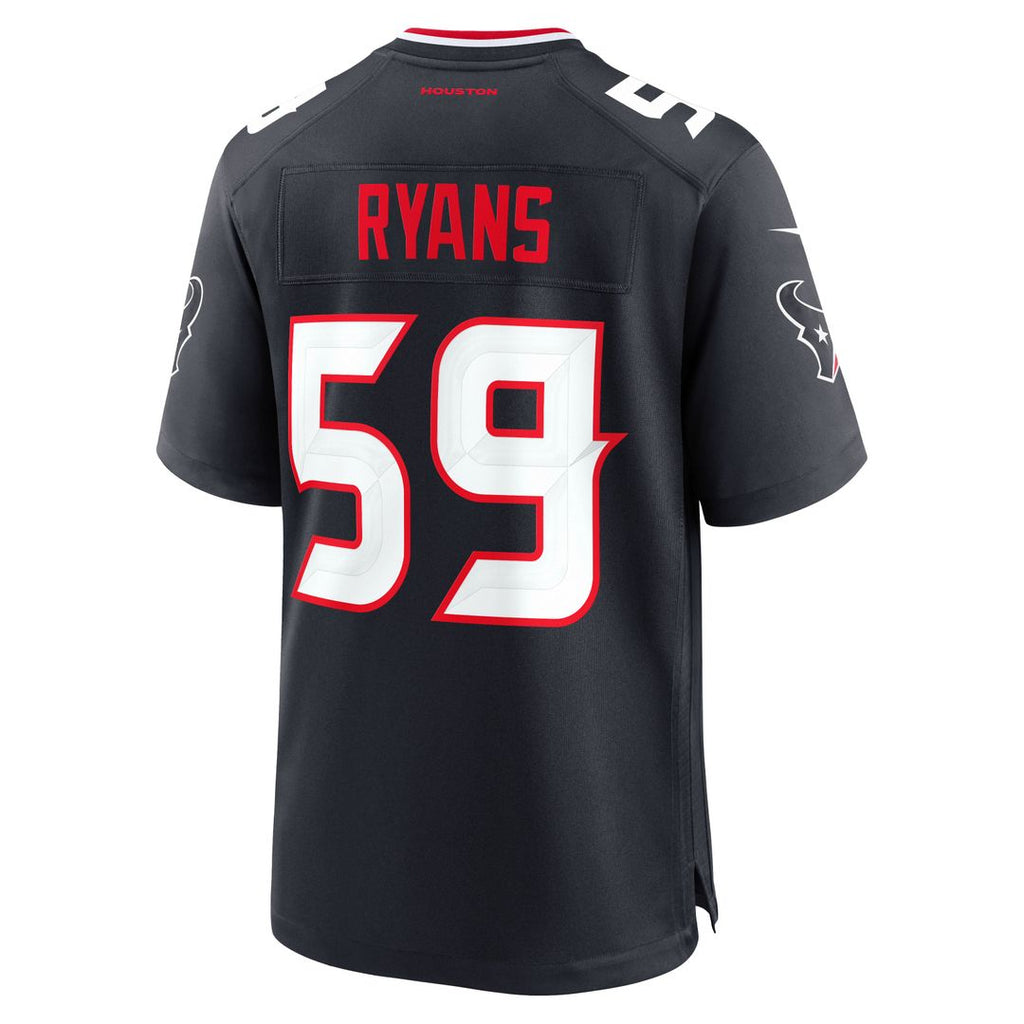 DeMeco Ryans Houston Texans Navy Team Retired Game Jersey