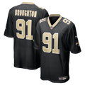 Vernon Broughton New Orleans Saints Black Team Game Jersey