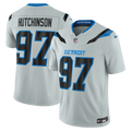 Aidan Hutchinson Detroit Lions Silver 2026 Rivalries Collection Stitched Limited Jersey