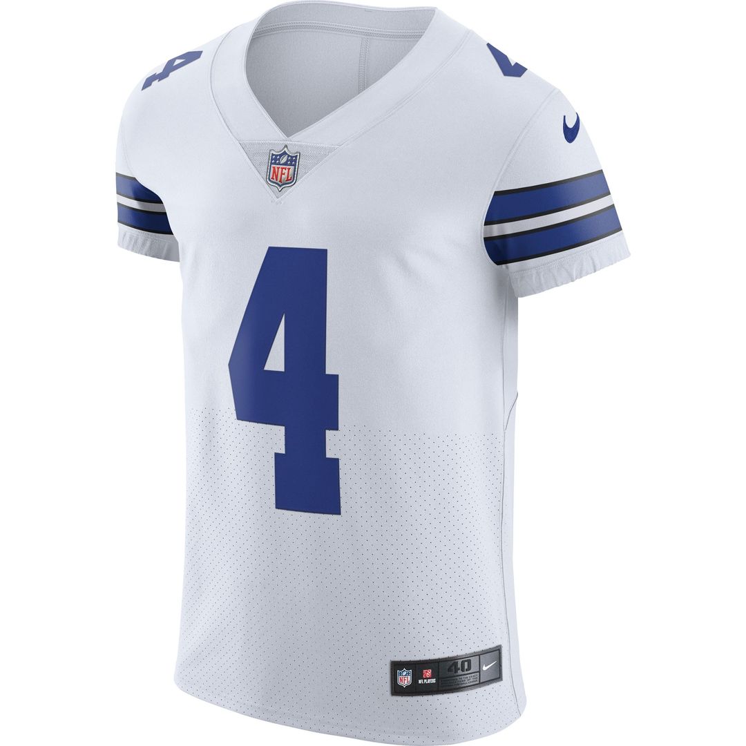 Dak Prescott Dallas Cowboys White Vapor Elite Player Jersey