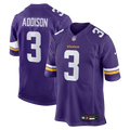 Jordan Addison Minnesota Vikings Purple Game Jersey