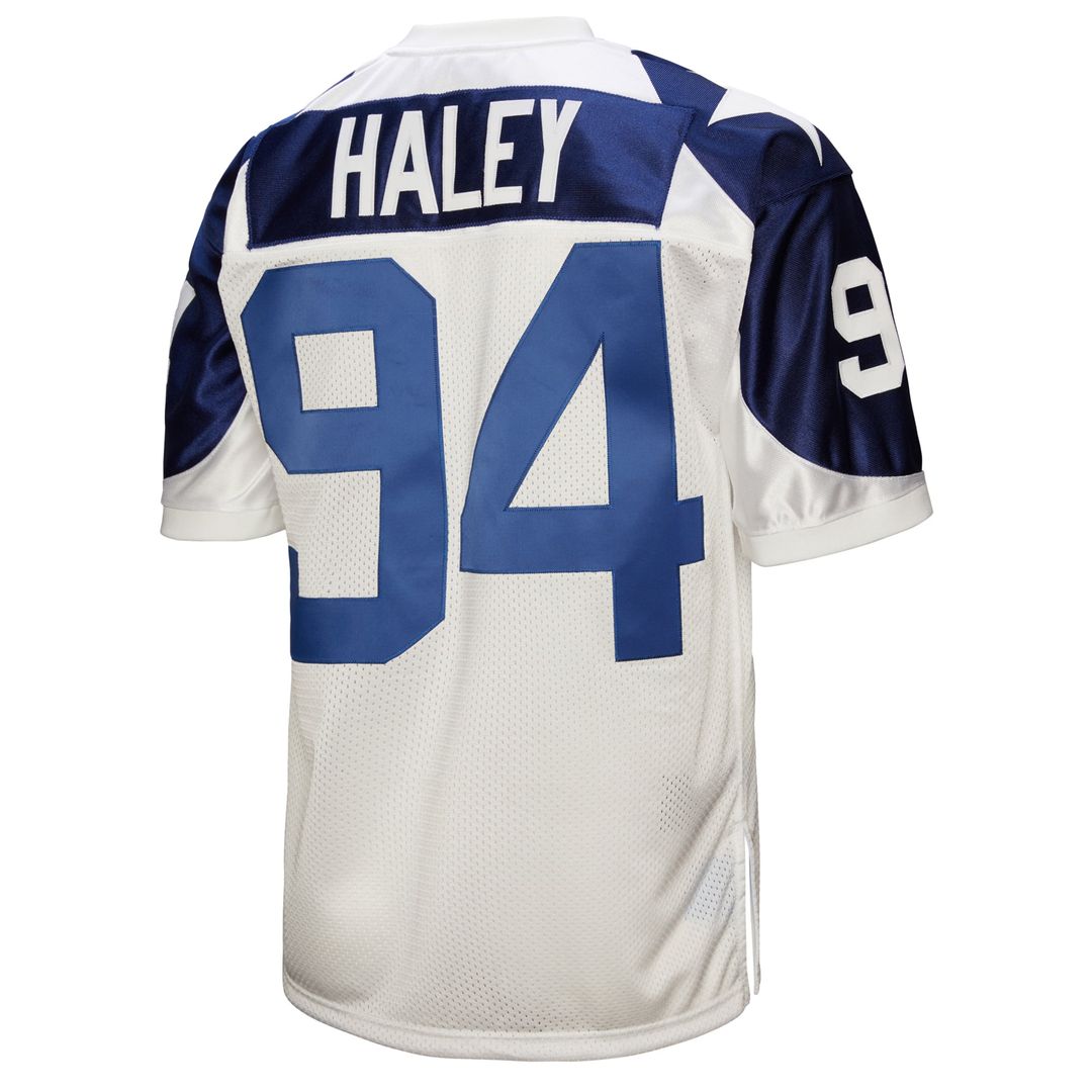 Charles Haley Dallas Cowboys 1994 White Authentic Throwback Retired Player Jersey