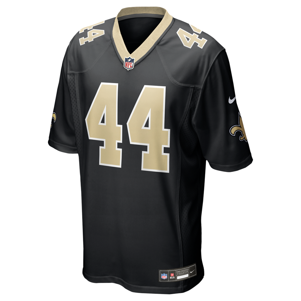 Isaiah Stalbird New Orleans Saints Black Team Game Jersey