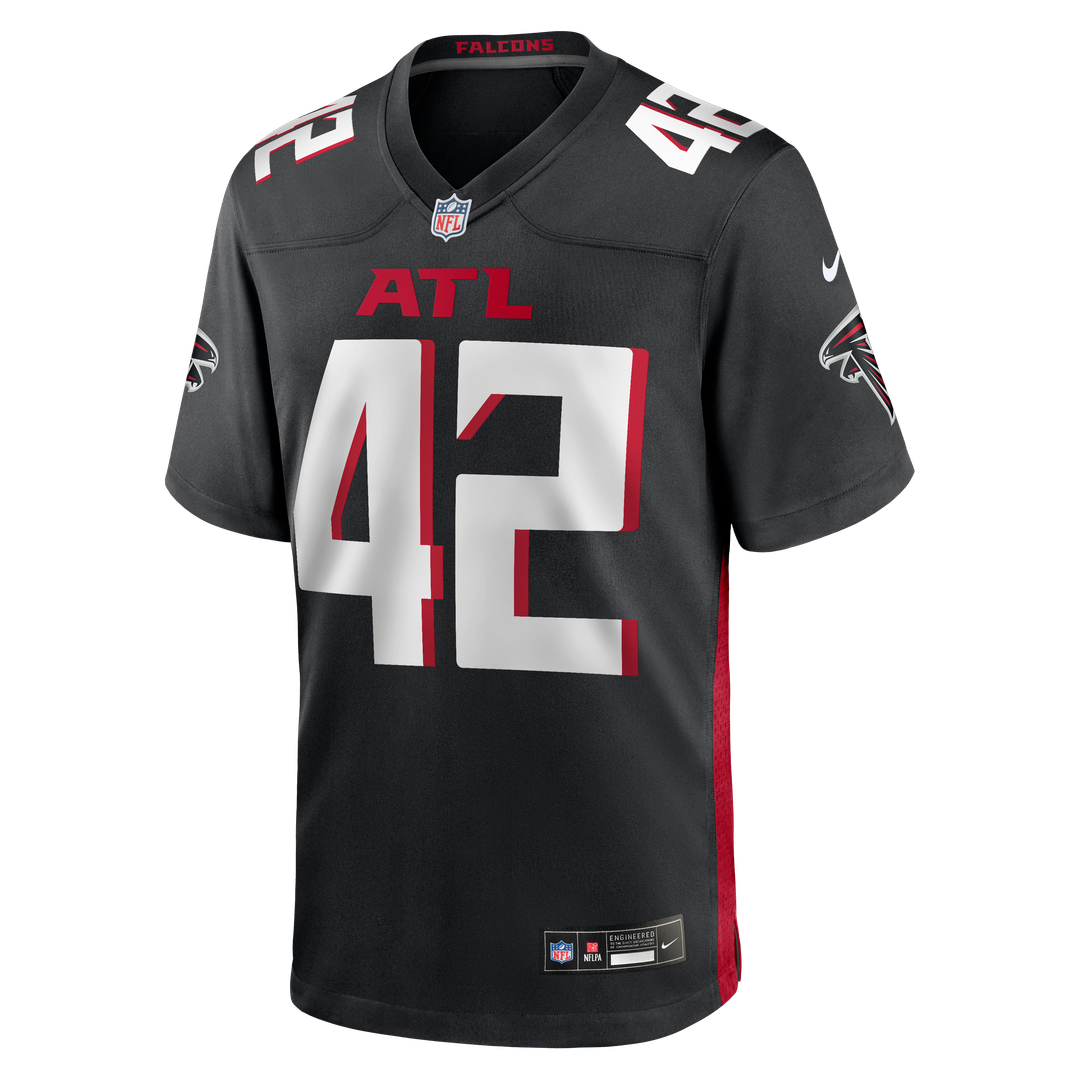 Josh Woods Atlanta Falcons Black Team Game Jersey