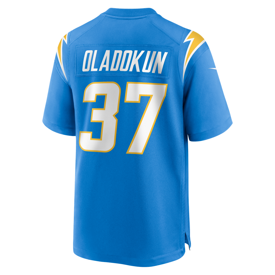 Jordan Oladokun Los Angeles Chargers Powder Blue Team Game Jersey