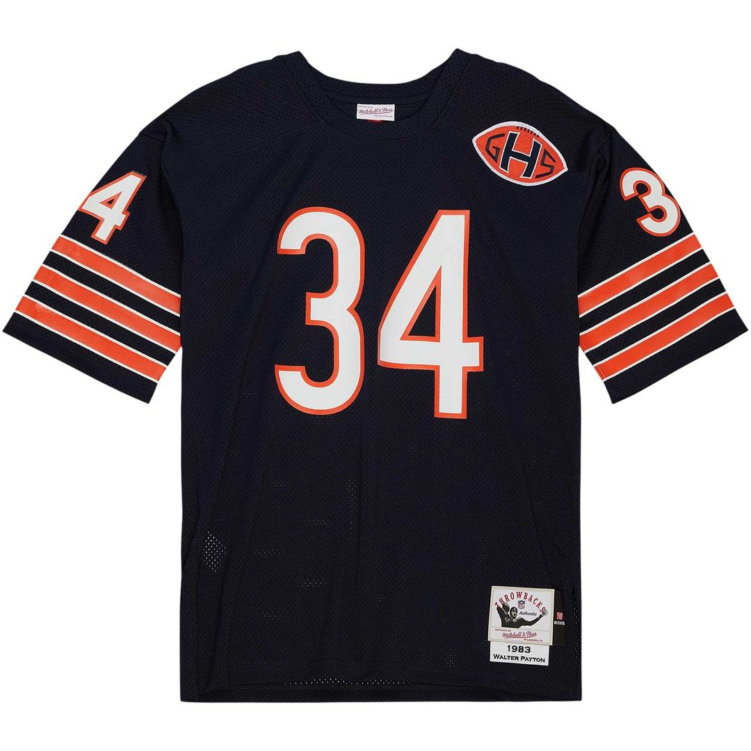 Walter Payton Chicago Bears 1985 White Authentic Throwback Retired Player Jersey