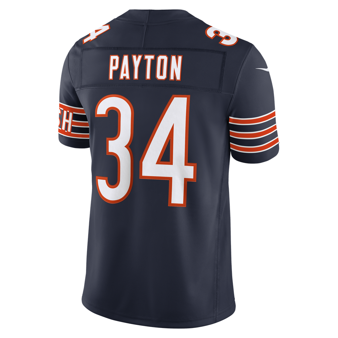 Walter Payton Chicago Bears Navy Vapor F.U.S.E. Stitched Retired Limited Jersey