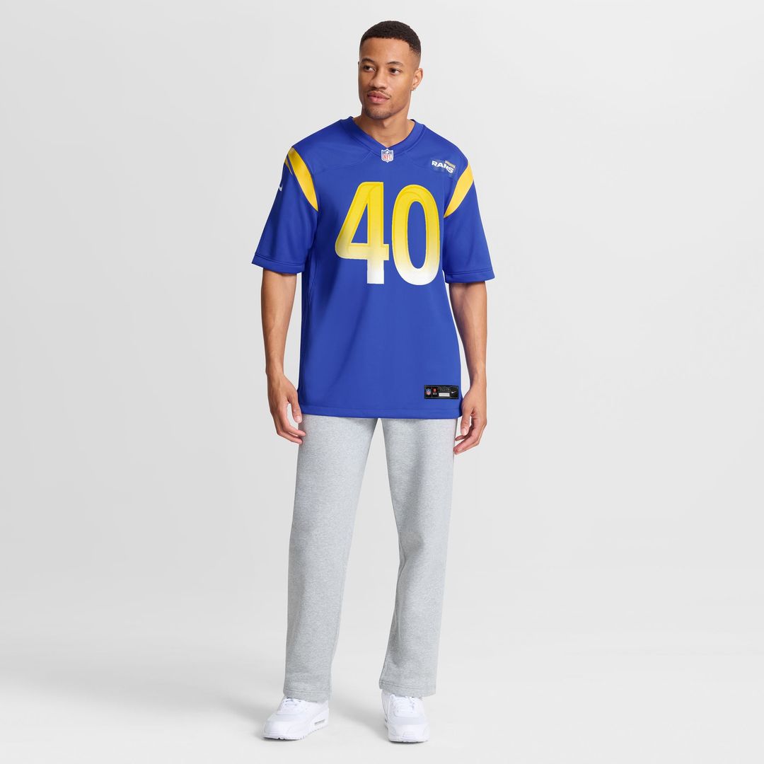 Jesse Luketa Los Angeles Rams Royal Team Game Jersey