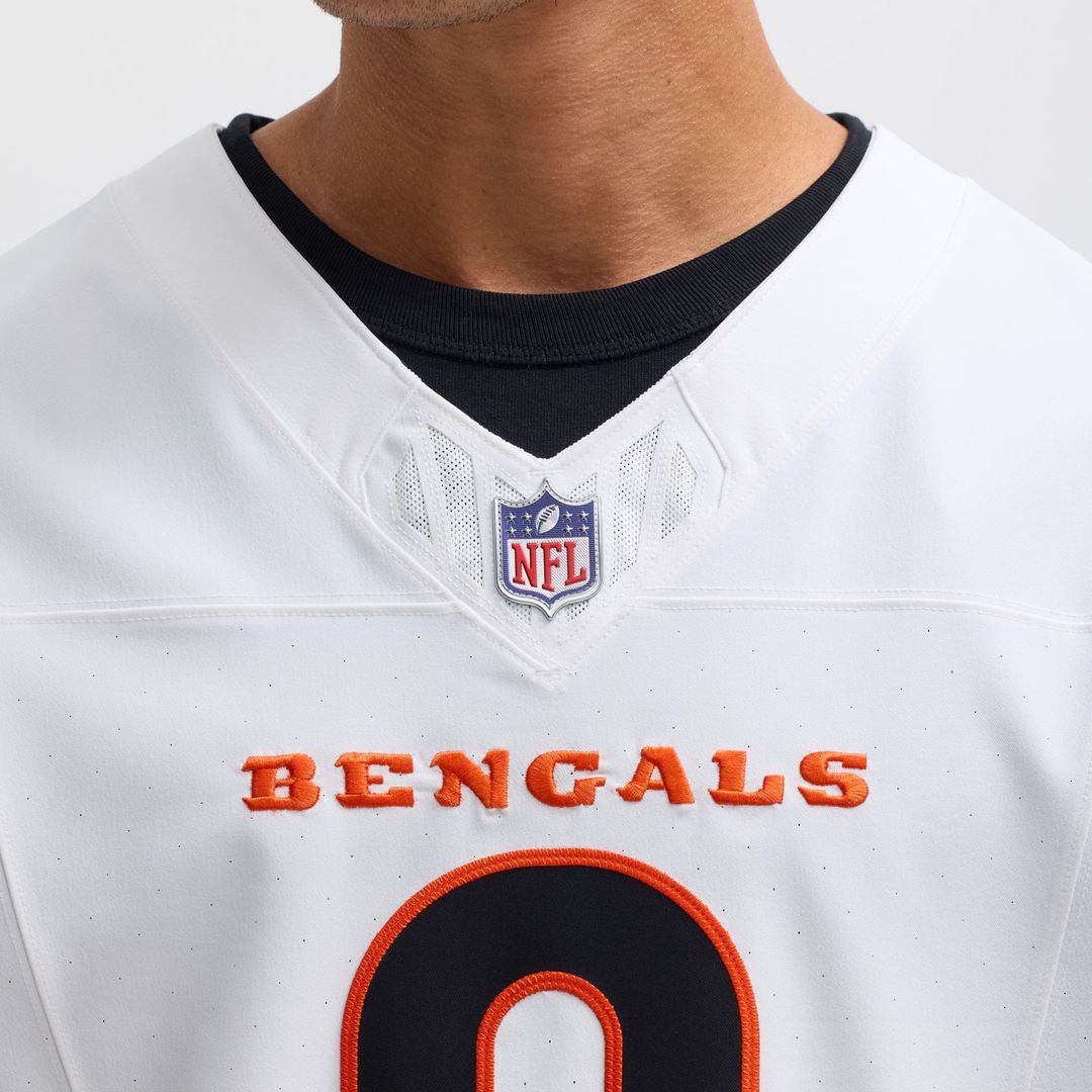 Joe Burrow Cincinnati Bengals White Vapor F.U.S.E. Elite Jersey