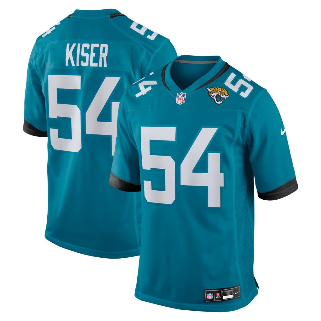 Jack Kiser Jacksonville Jaguars Teal Team Game Jersey