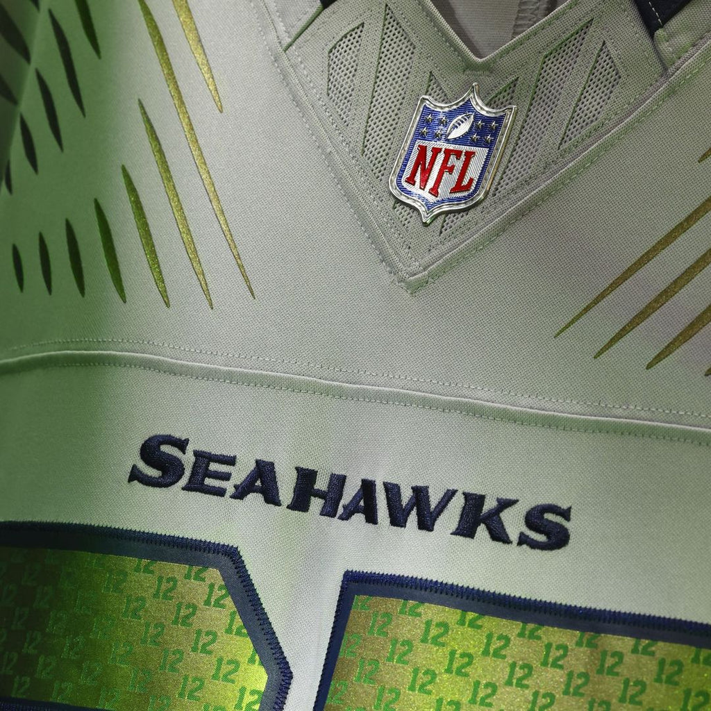 Jaxon Smith-Njigba Seattle Seahawks Gray Rivalries Collection Stitched Limited Jersey