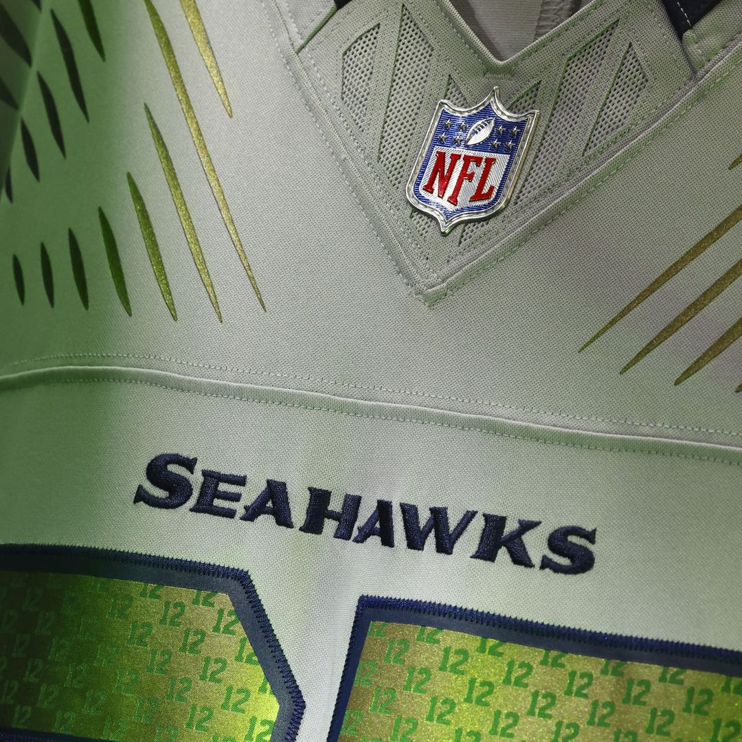 Jaxon Smith-Njigba Seattle Seahawks Gray Rivalries Collection Stitched Limited Jersey
