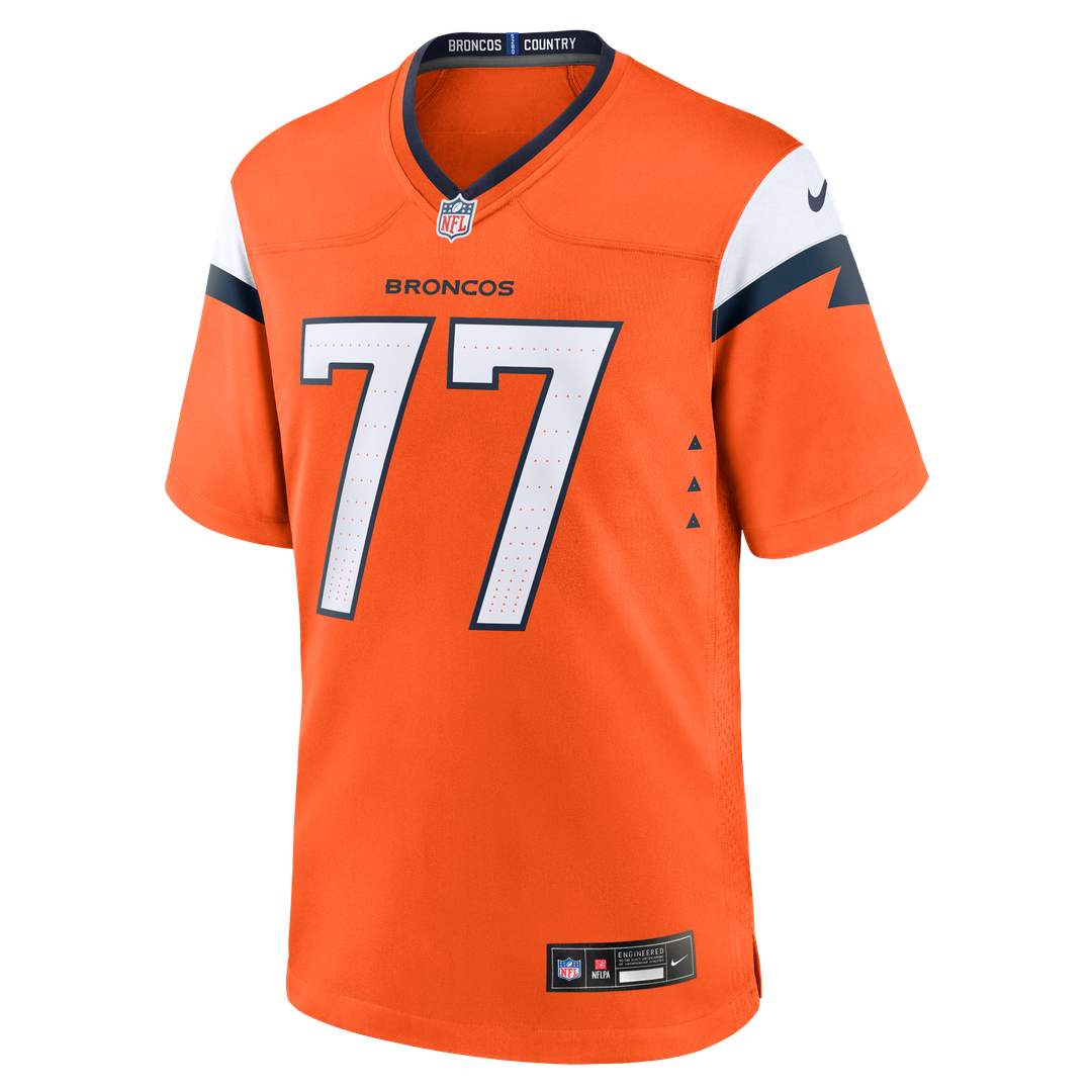 Quinn Meinerz Denver Broncos Orange Team Game Jersey