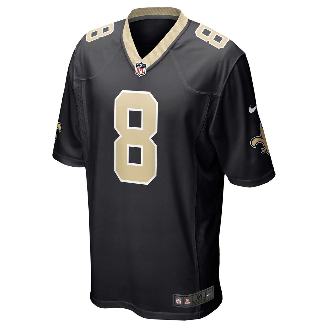 Archie Manning New Orleans Saints Black Retired Player Game Jersey