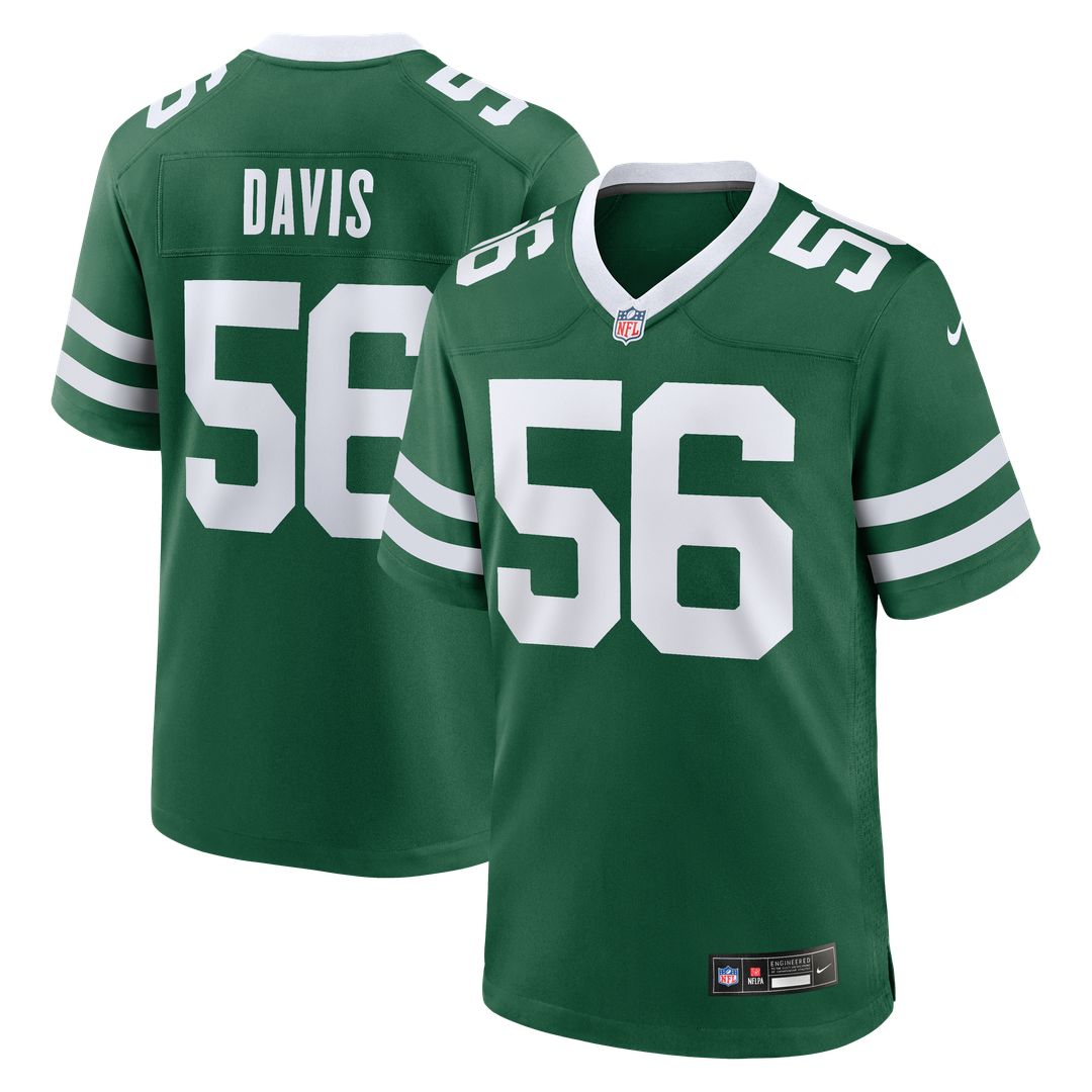 Demario Davis New York Jets Legacy Green Team Game Jersey