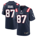 Romeo Doubs New England Patriots Navy Game Jersey