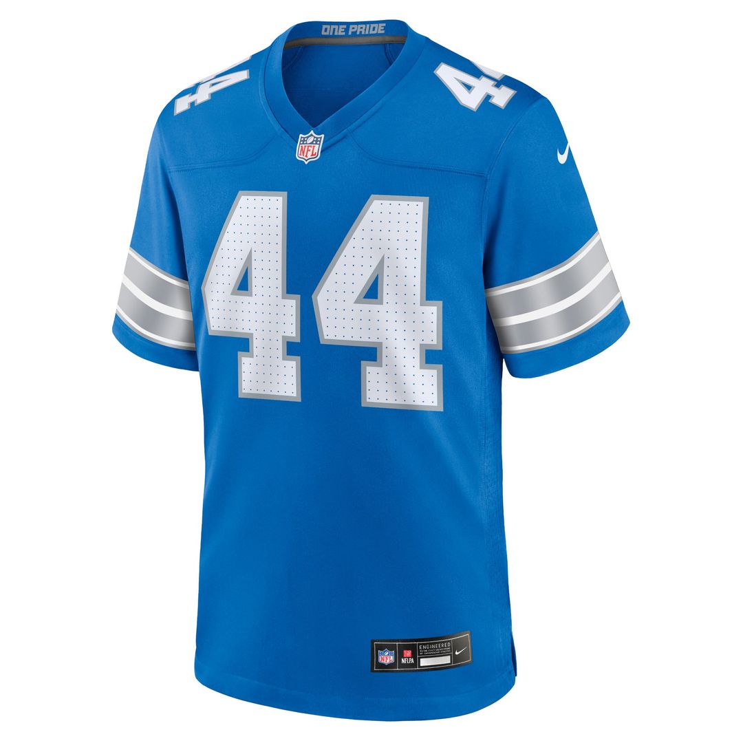Malcolm Rodriguez Detroit Lions Blue Game Jersey