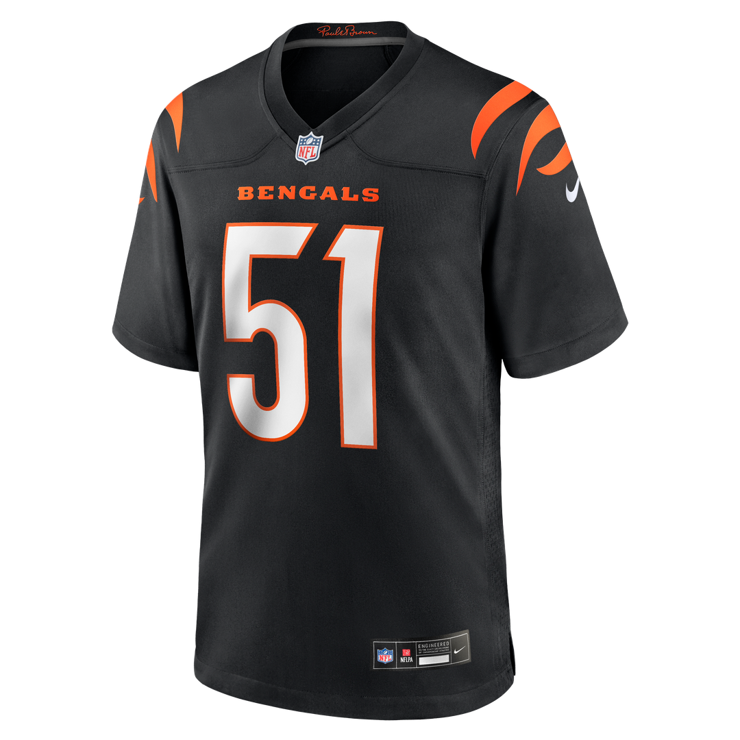 Isaiah Foskey Cincinnati Bengals Black Team Game Jersey