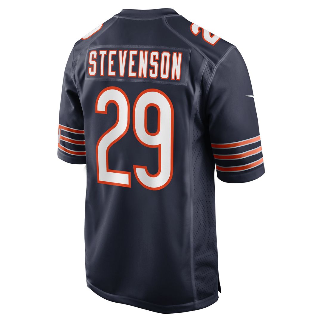 Tyrique Stevenson Chicago Bears Navy Game Jersey