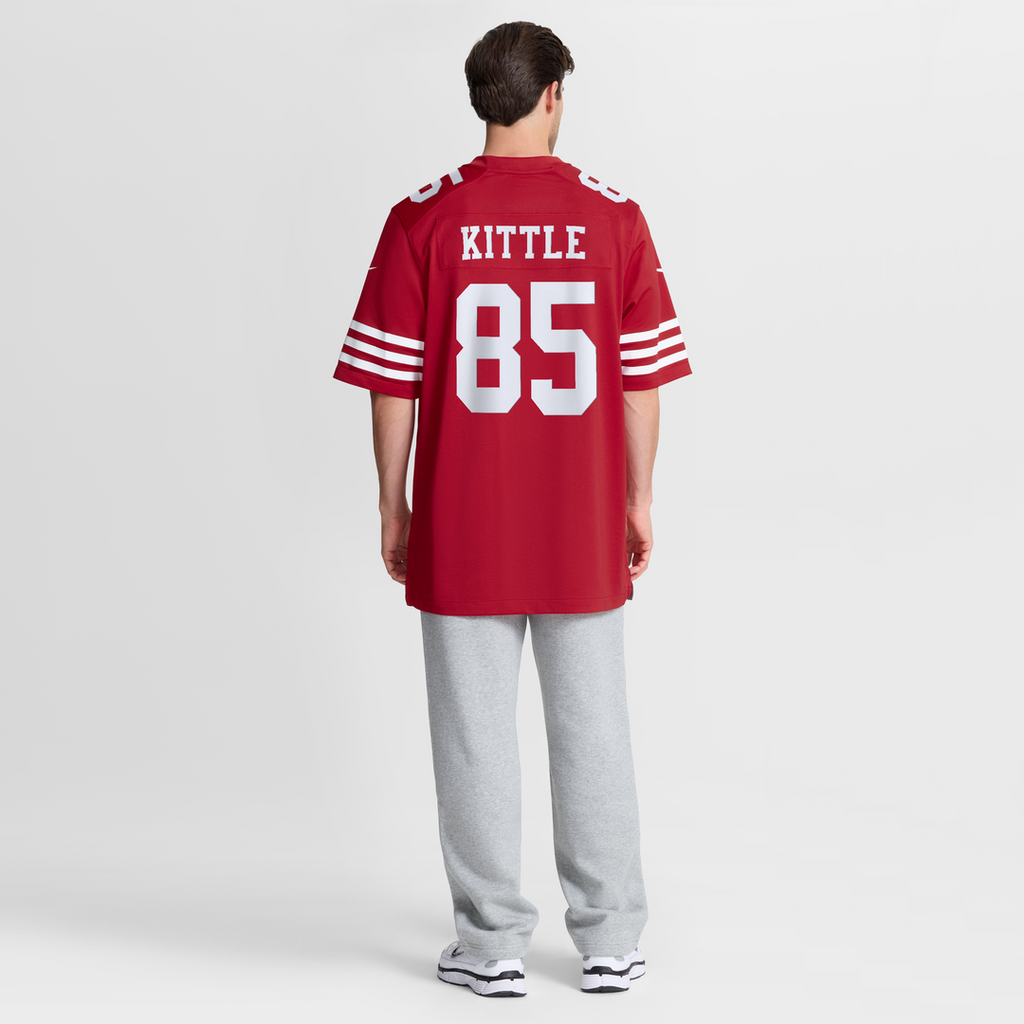 George Kittle San Francisco 49ers White 80th Anniversary Game Jersey