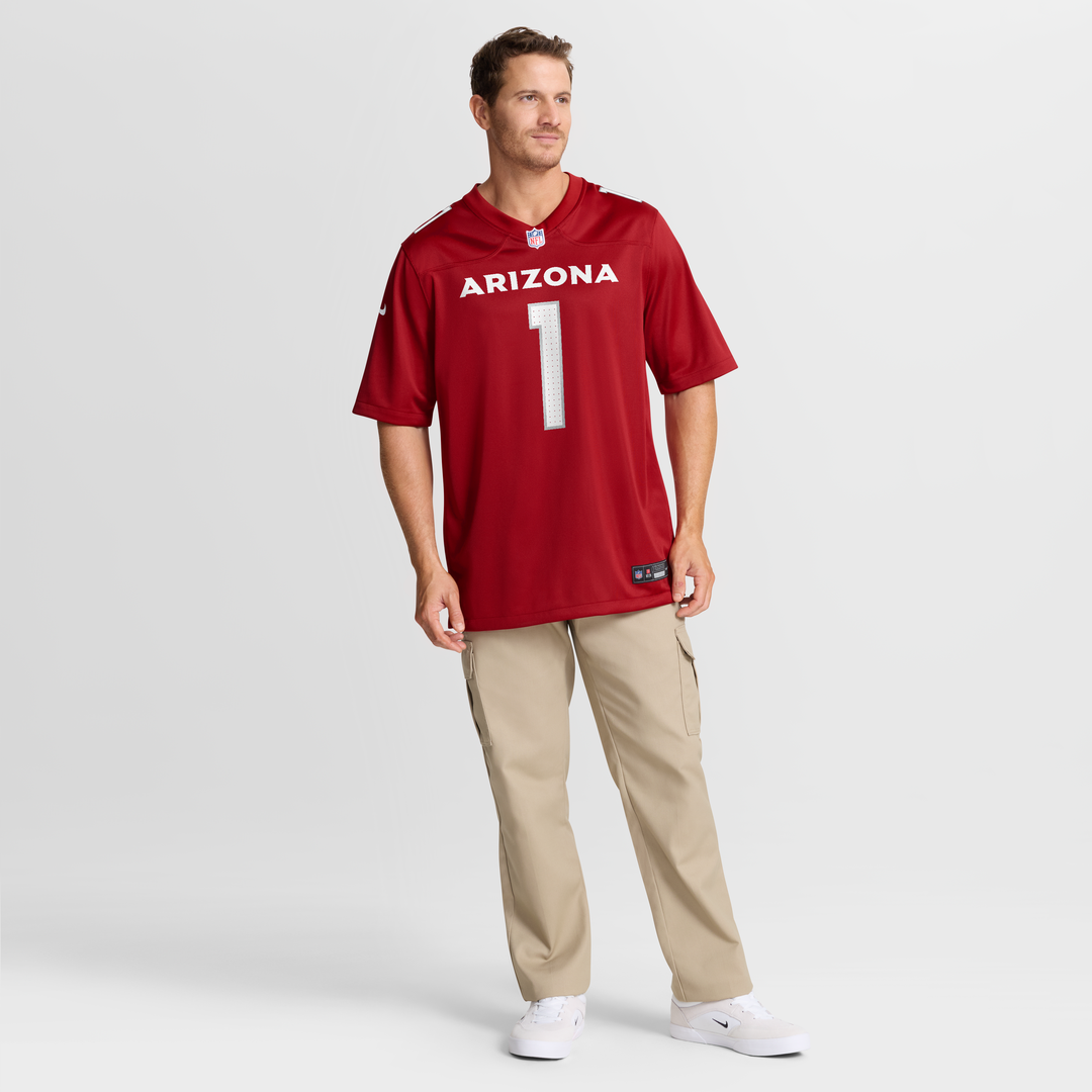 Arizona Cardinals Number 1 Dad Cardinal Game Jersey