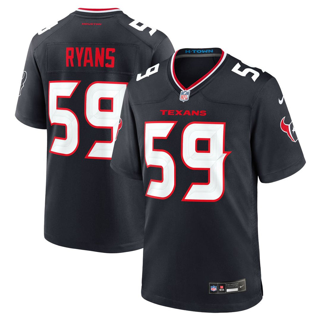 DeMeco Ryans Houston Texans Navy Team Retired Game Jersey