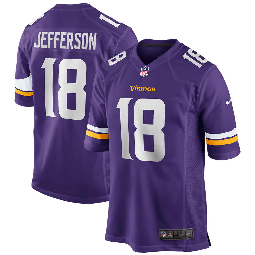 Justin Jefferson Minnesota Vikings Purple Player Game Jersey