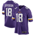 Justin Jefferson Minnesota Vikings Purple Player Game Jersey