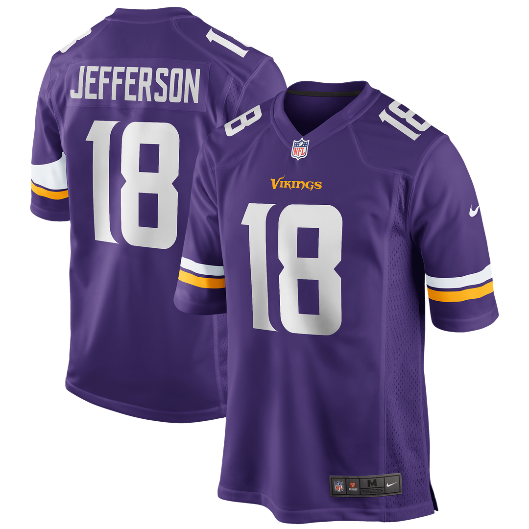 Justin Jefferson Minnesota Vikings Purple Player Game Jersey