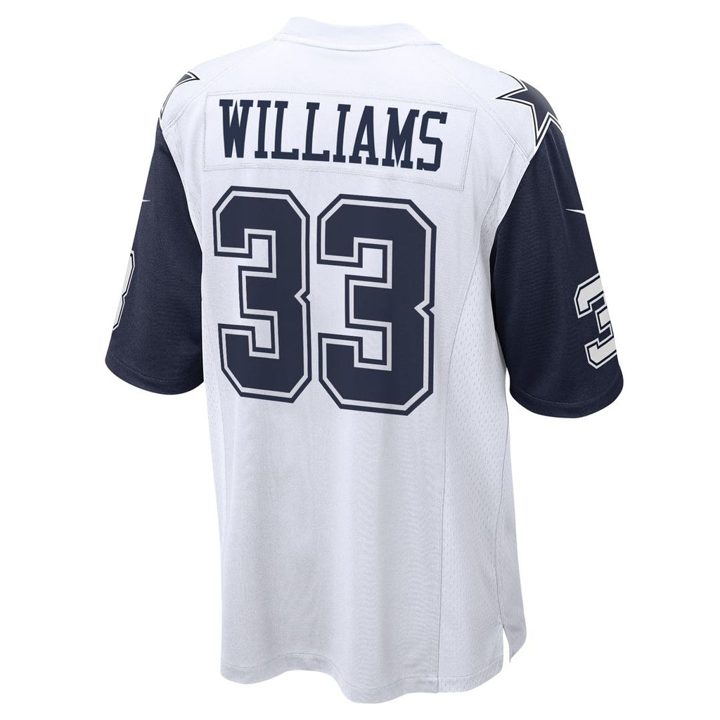Javonte Williams Dallas Cowboys White Alternate Game Jersey