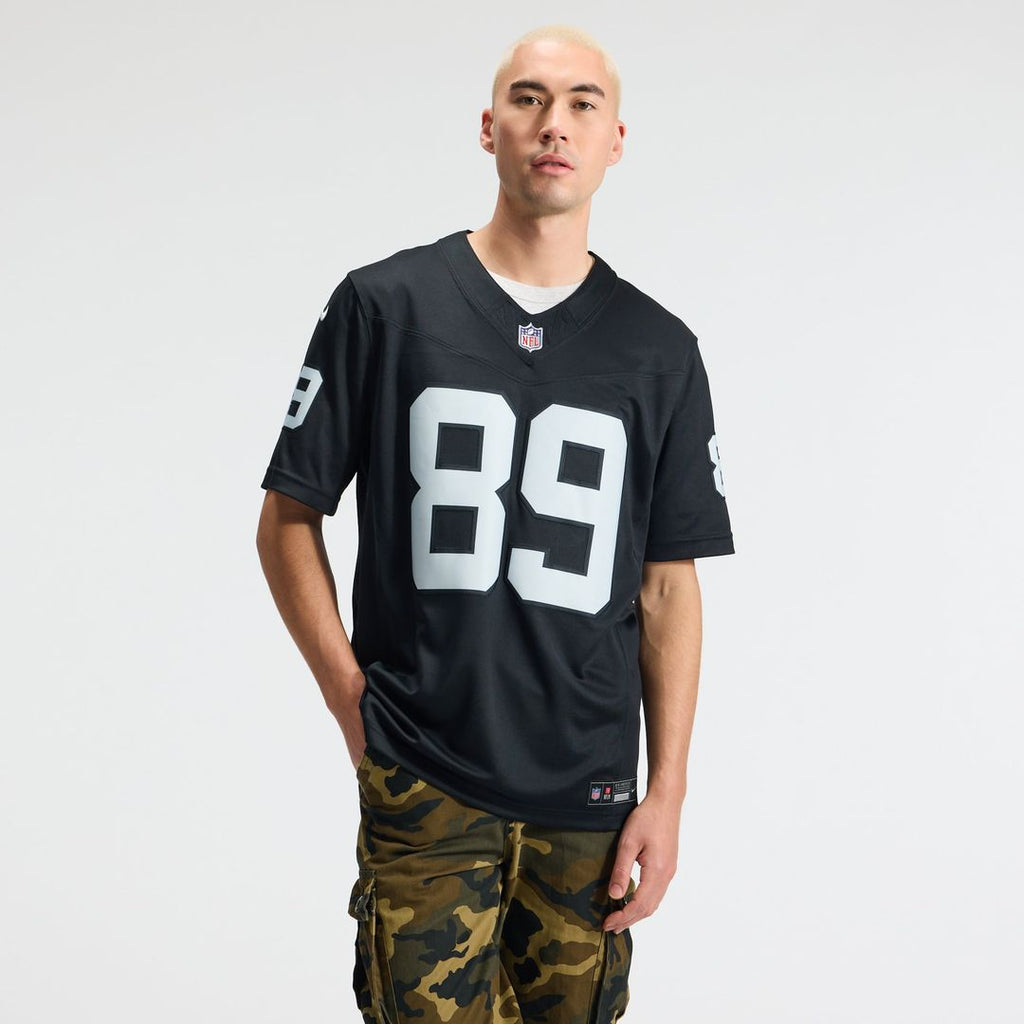 Brock Bowers Las Vegas Raiders White Vapor F.U.S.E. Stitched Limited Jersey