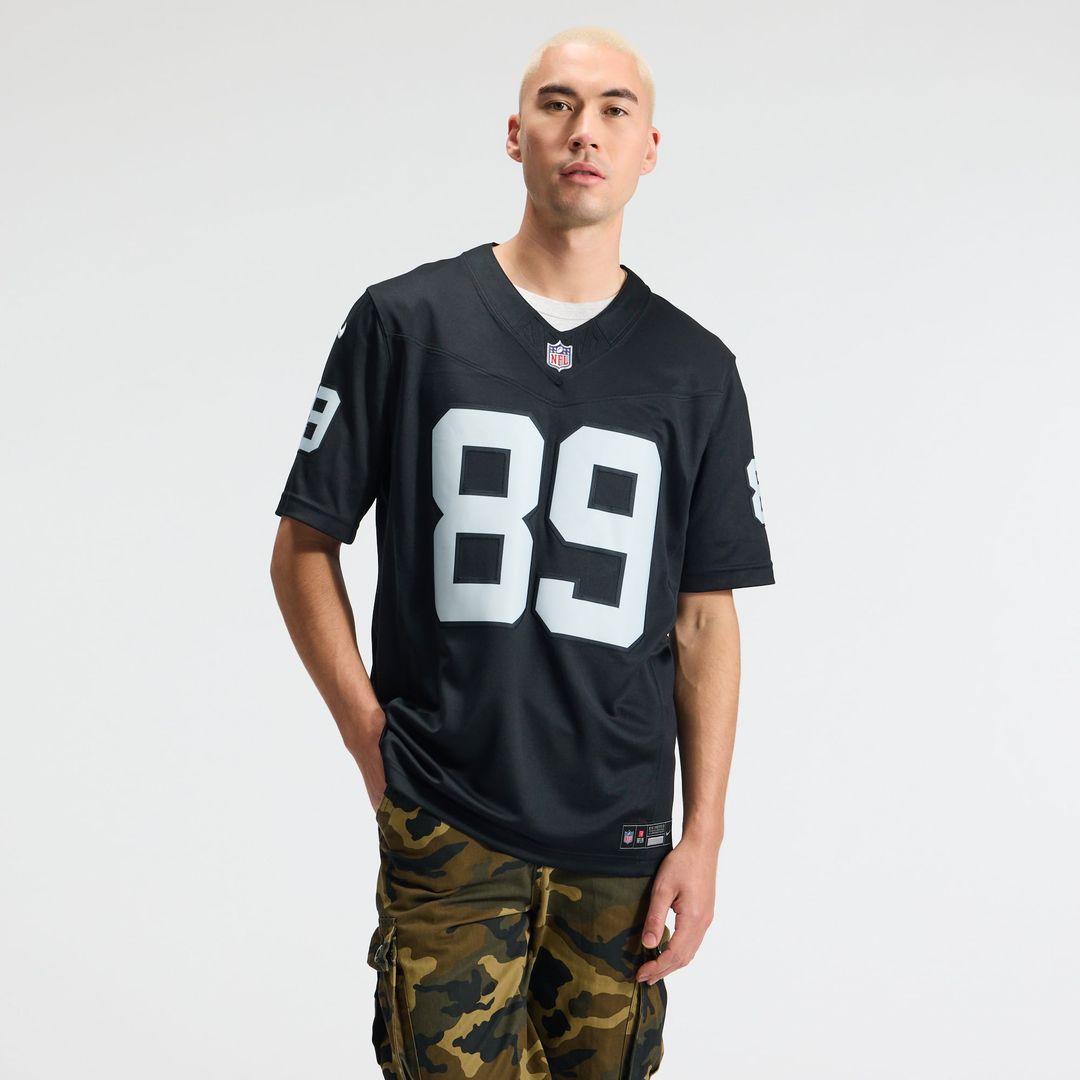 Brock Bowers Las Vegas Raiders White Vapor F.U.S.E. Stitched Limited Jersey