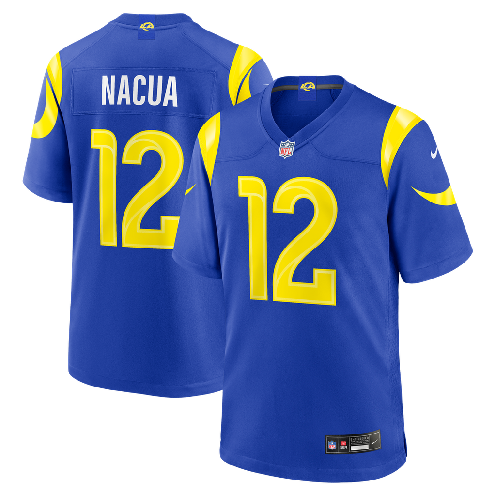 Puka Nacua Los Angeles Rams Royal Team Game Player Jersey