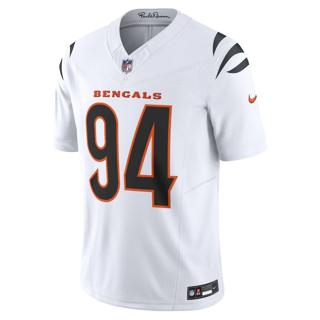 Sam Hubbard Cincinnati Bengals White Vapor F.U.S.E. Limited Jersey