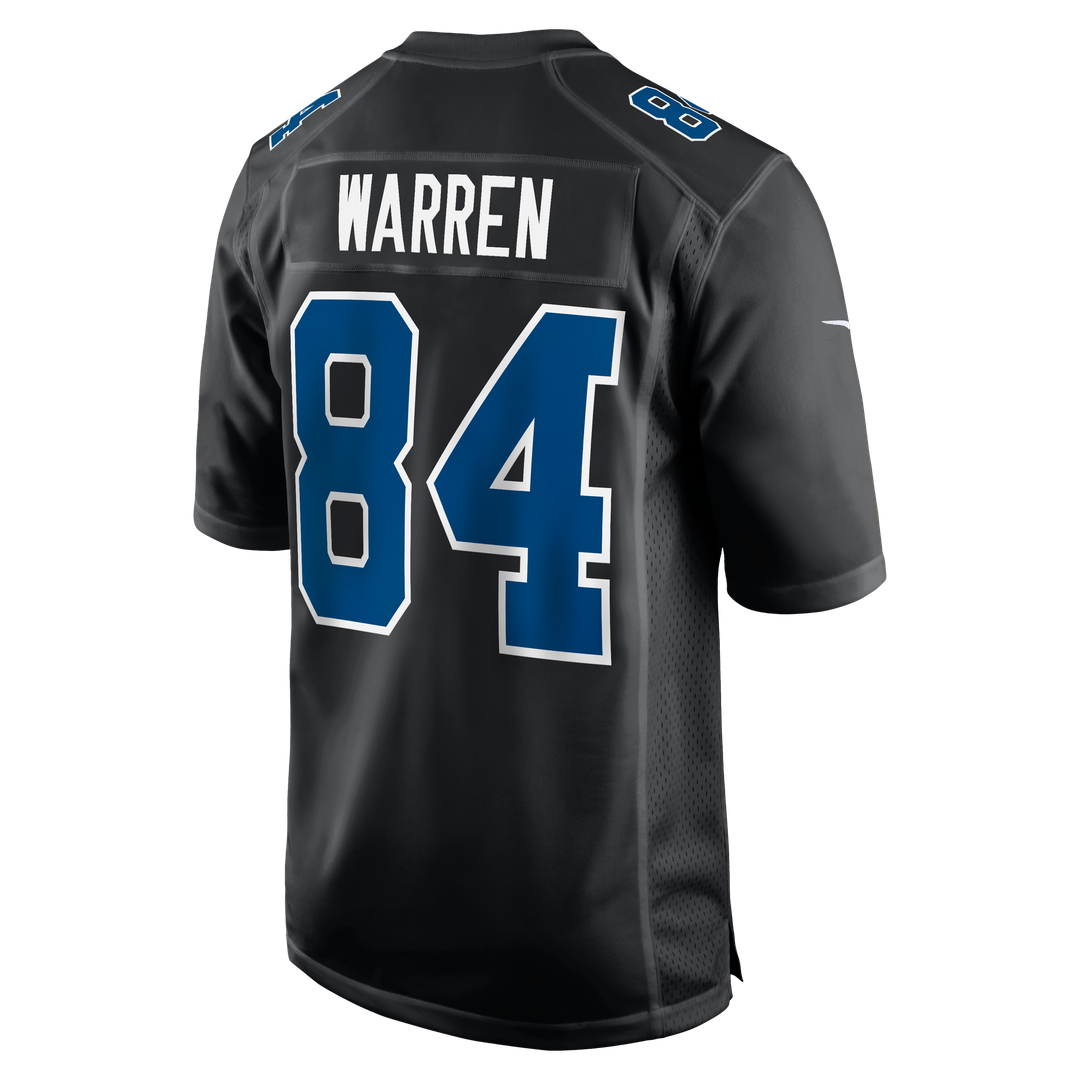 Tyler Warren Indianapolis Colts Carbon Black Fashion Game Jersey