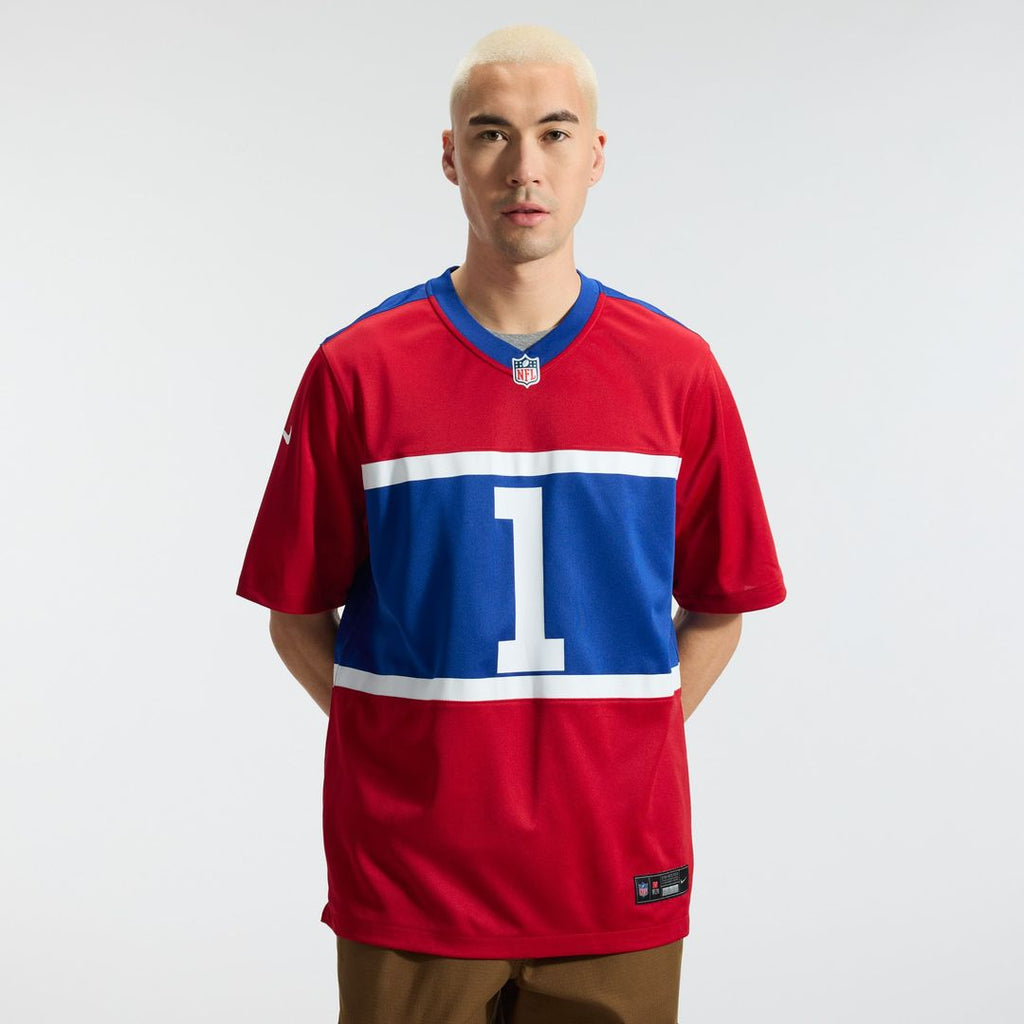 Malik Nabers New York Giants Century Red Alternate Game Jersey