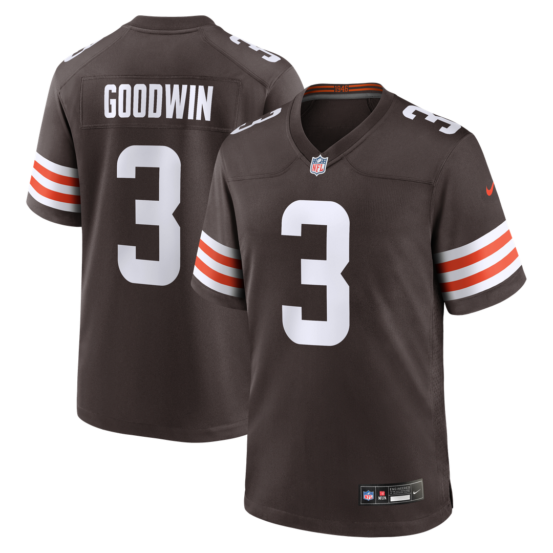 Marquise Goodwin Cleveland Browns Brown Team Game Jersey