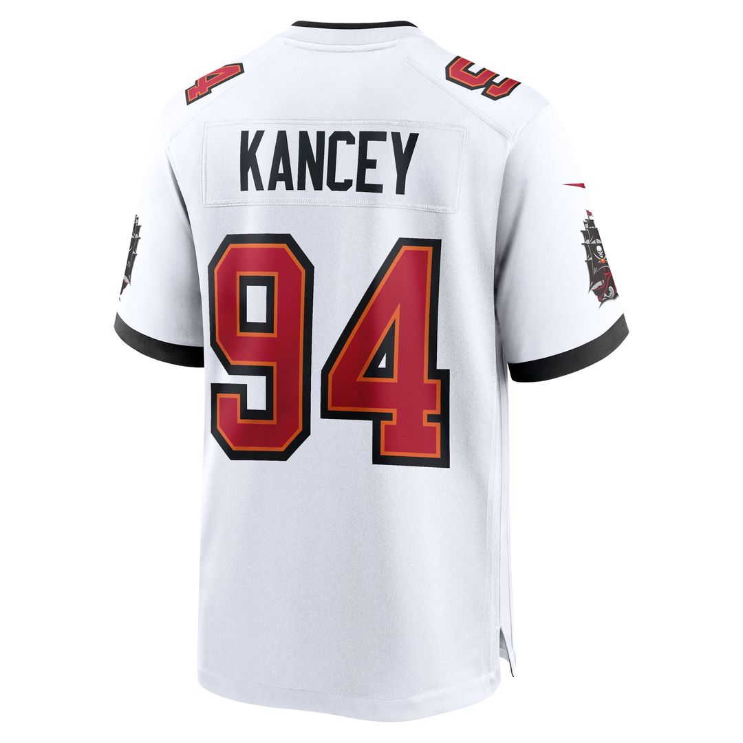 Calijah Kancey Tampa Bay Buccaneers White Game Jersey