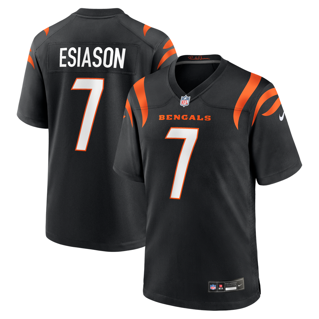 Boomer Esiason Cincinnati Bengals Black Retired Player Jersey