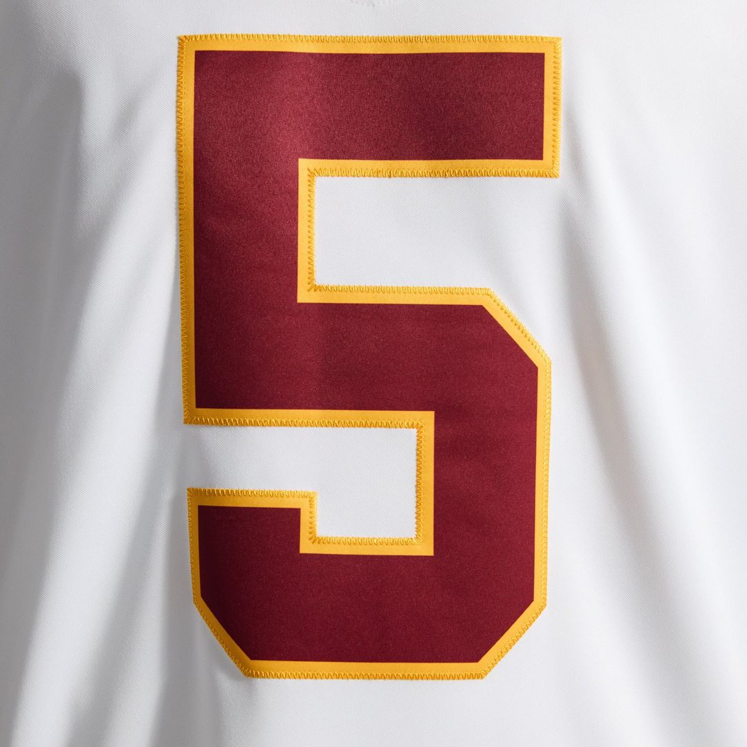 Jayden Daniels Washington Commanders White Vapor F.U.S.E. Stitched Limited Jersey